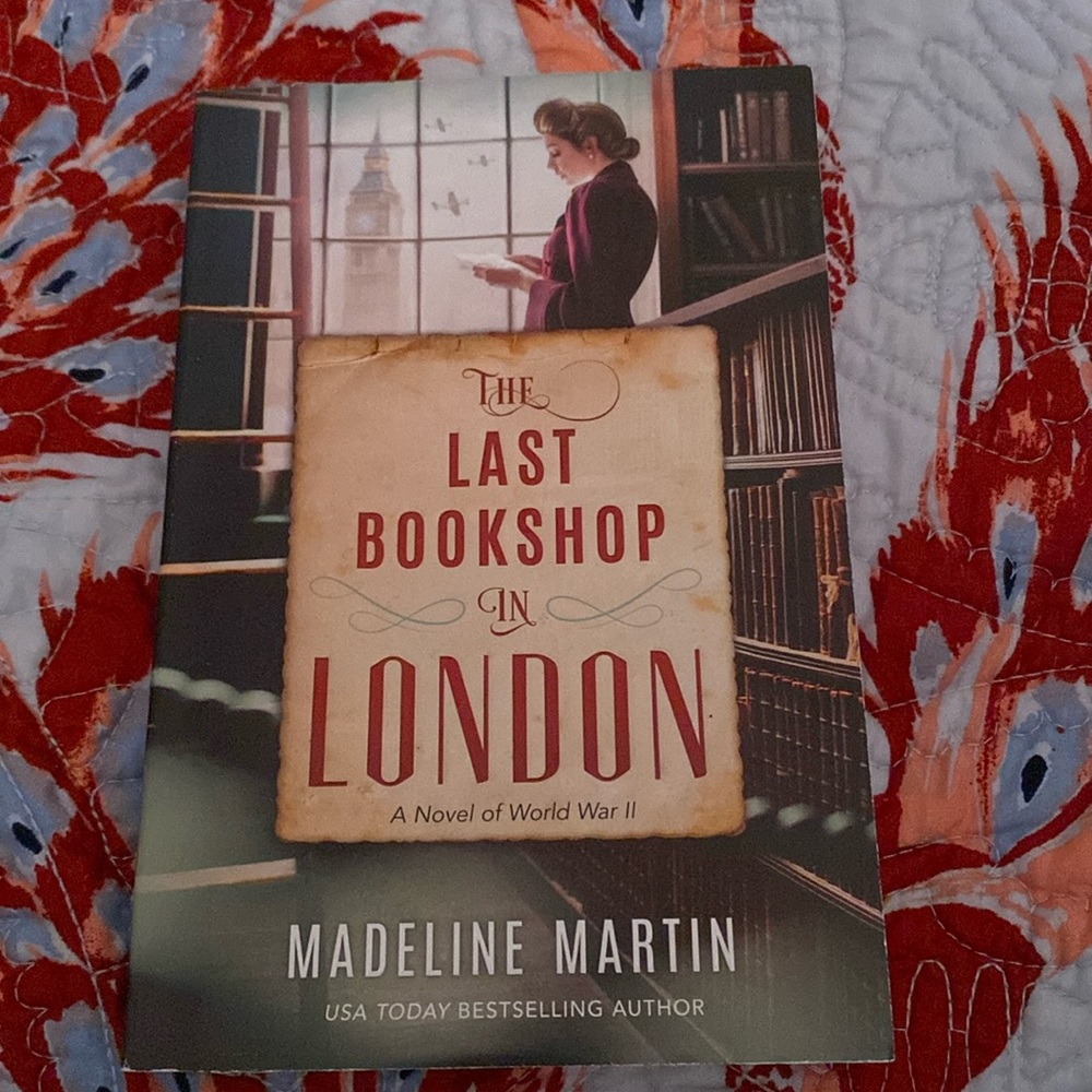 the last bookshop in London by Madeline Martin softback EUC book